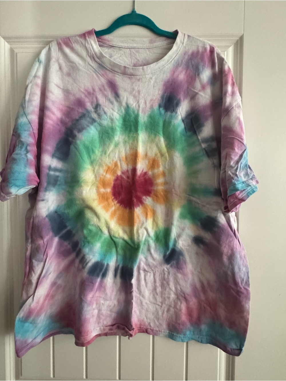 Multi Color Tie-Dye Short Sleeve Tee - Unbranded
